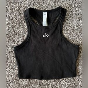 Alo Yoga - Aspire Tank in Black, Size S